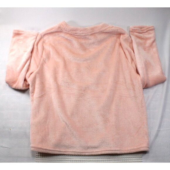 Disney 100 Minnie Mouse Womens Pajama Set Long Sleeve Fleece Pink Size XL(16/18) - Picture 9 of 12